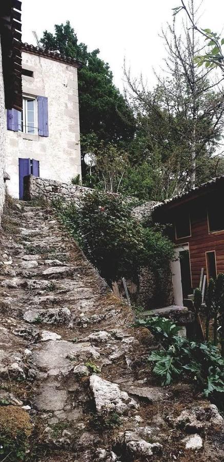 Les Gites Du Hameau Avec Piscine Castelnau-sur-Gupie Esterno foto